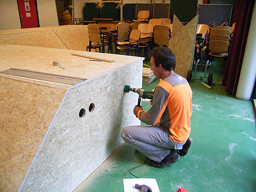 Decor bouw handgaten maken